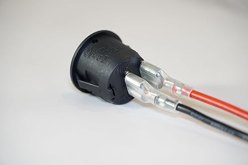 Miniatura 6 de Paquete de 5 interruptores basculantes redondos de encendido y apagado, 2 pines de 12 V, 110 V y 250 V, 0.787 in, se adapta a automóviles, casas