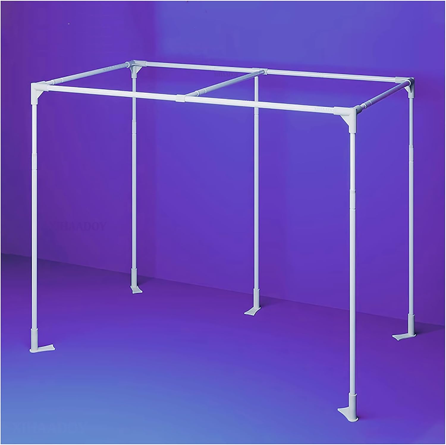 Retractable Metal Canopy Bed Frame Bed Curtain Canopy 4 Corner Bed Canopy Post Frame Bunk Bed Canopy,Canopy Bed Frame Post Poles, Stainless Steel Canopy Bed Frame, Student Dormitory School