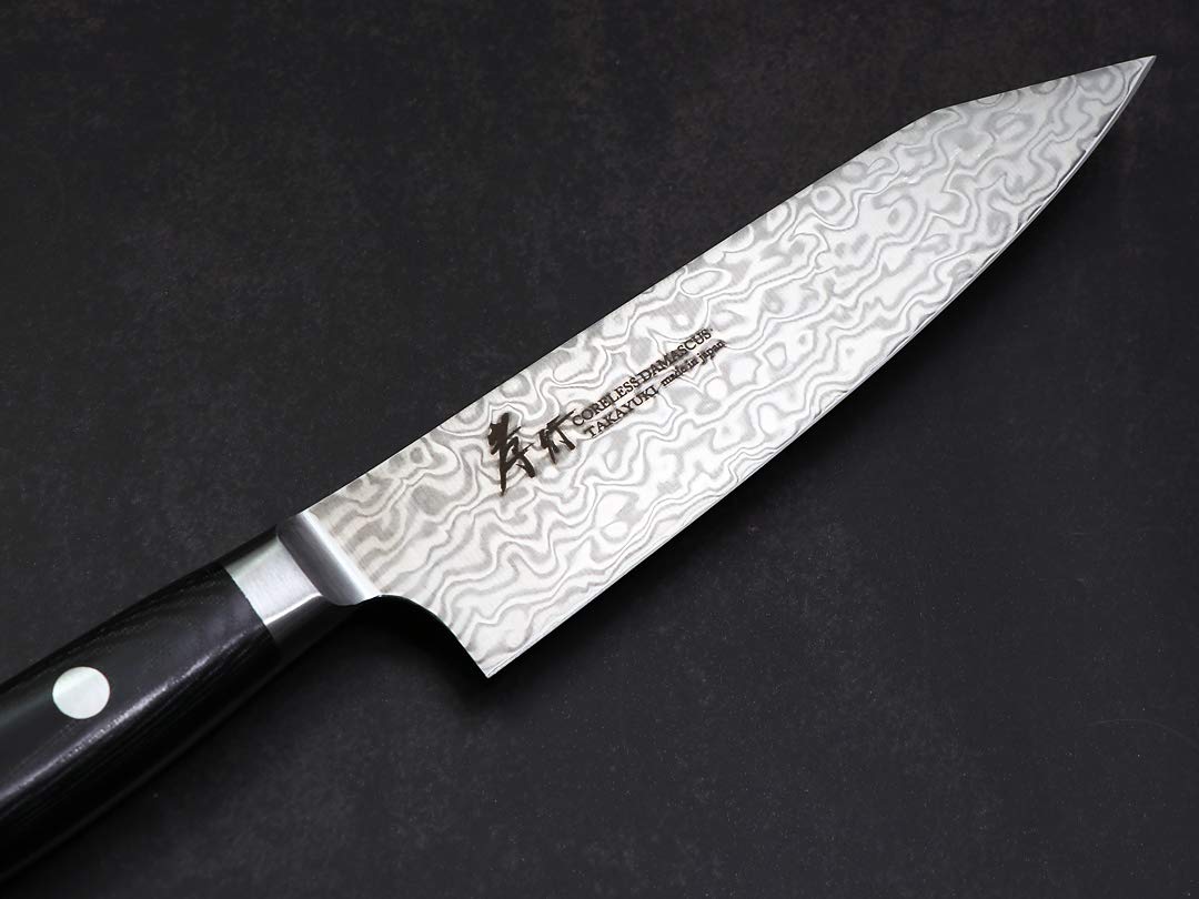 Amazon | コアレスダマスカス 剣型（切付）ペティ120 ブラック