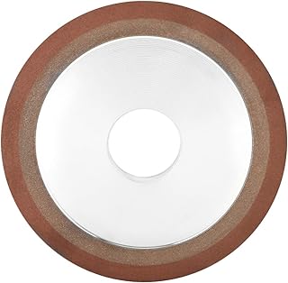 Diamond Grinding Wheel 5 inch Abrasive Wheel Grinder Disc Cutter Tool Resin Diamond Grinding Facing Wheel Grinding Saw Blade Diamond Wheel for Grinding Alloy Blade Tungsten Steel