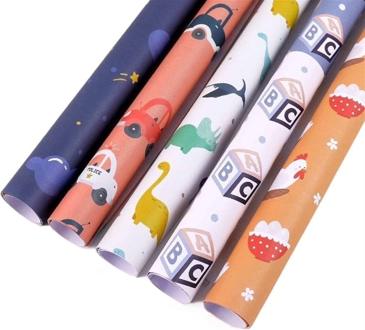 Papel De Embalaje, Papel De Navidad, Papel de regalo navideño, papel de regalo navideño, cortador de papel de regalo 50 * 70 cm Decoración de dibujos animados Papel de regalo de cumpleaños DIY for niñ