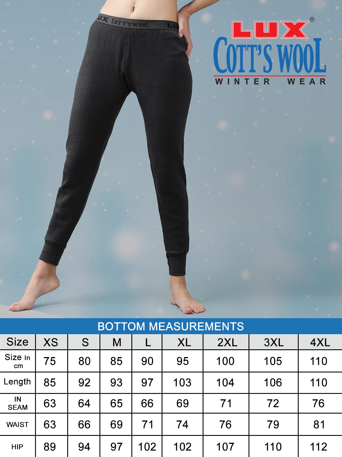 Lux Cottswool Spodnie damskie