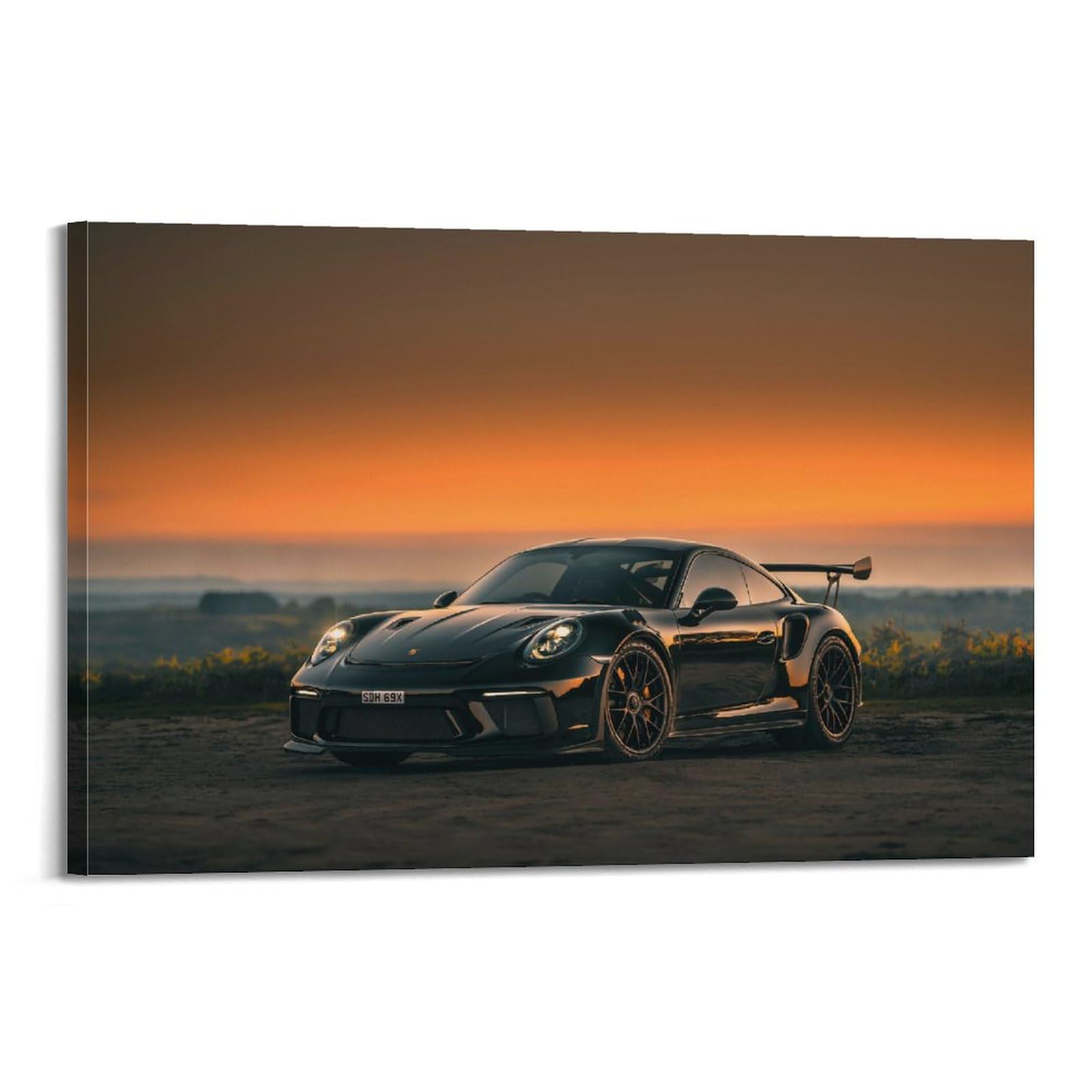 Set 5 Stampe Su Tela Porsche 911 GT3 – Quadro Grande 150x80 Cm, Arte Moderna, Senza Cornice, Per Soggiorno E Parete Domestica
