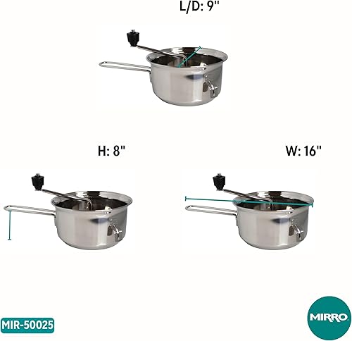 Miniatura 8 de Molino de alimentos de acero inoxidable Mirro 50024., Plateado