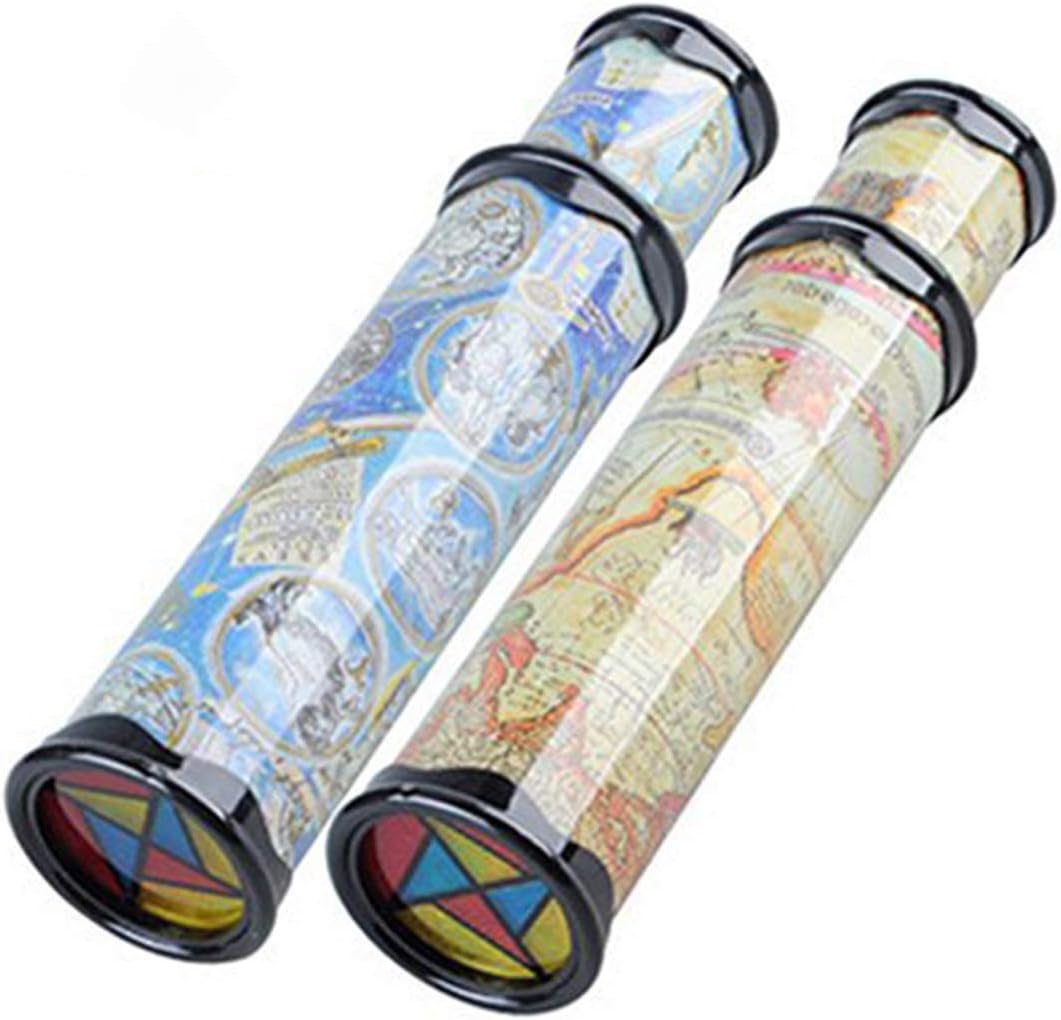 2 Pack Magic Kaleidoscope Classic Game Educational Toys,Best Birthday Gift for Children, Randomly Color