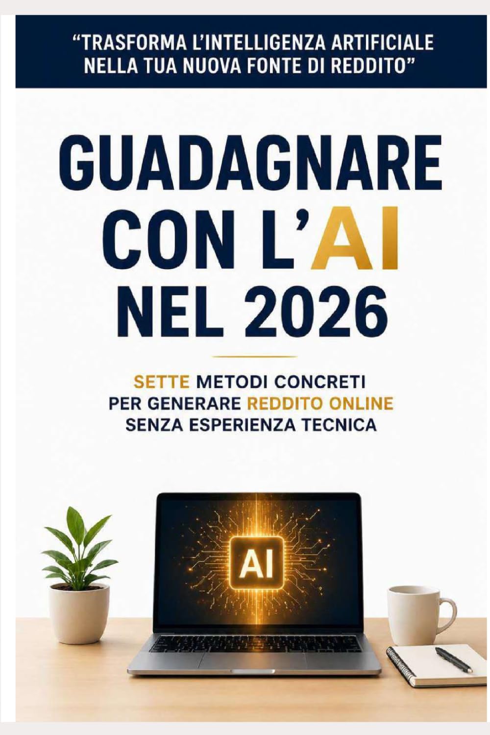 GUADAGNARE CON L'AI NEL 2026: 7 metodi Concreti per Generare Reddito Online senza esperienza tecnica