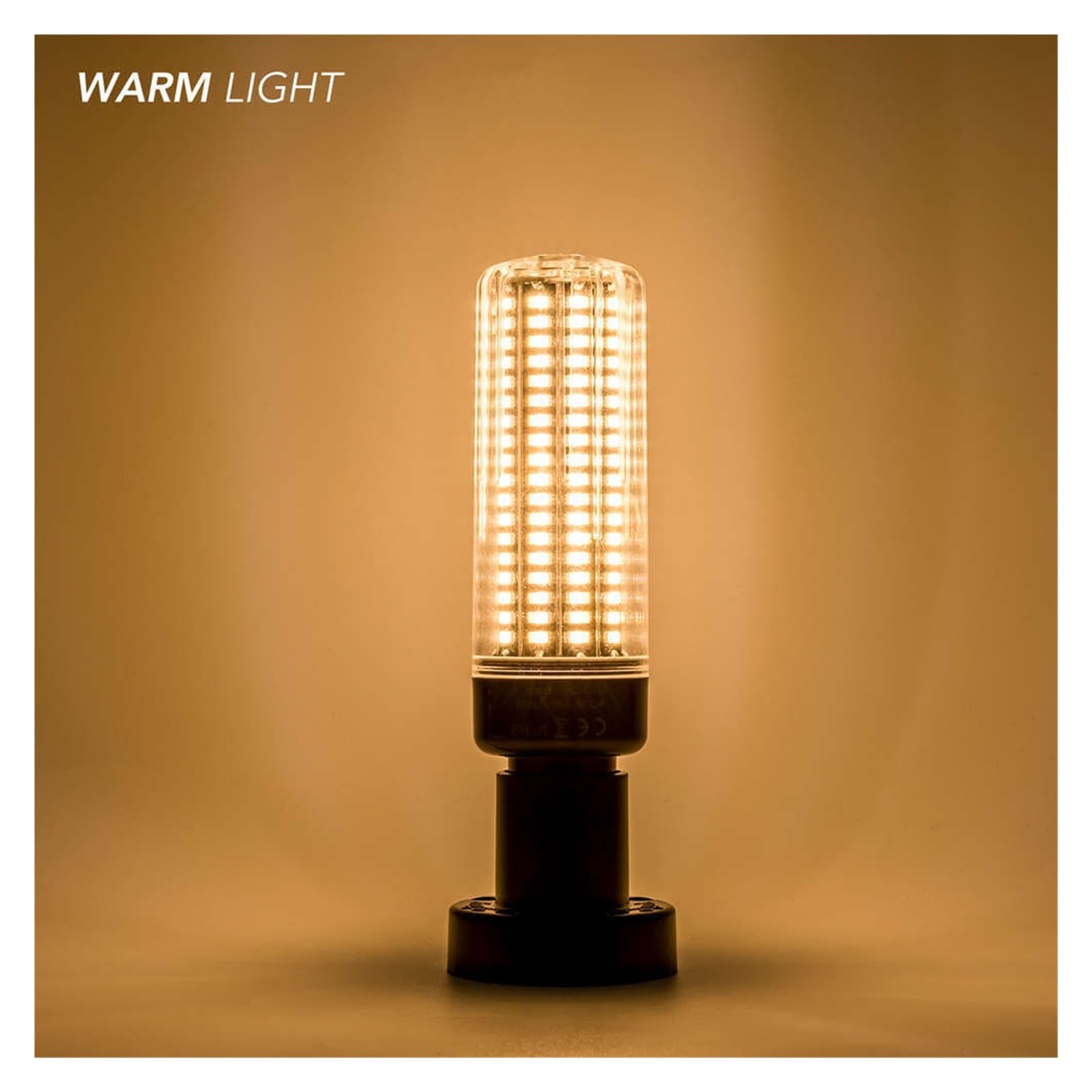 E27 Żarówka LED E14 Lampa Kukurydziana Bombilla Reflektor 3.5W 7W 9W 12W 15W 20W Okrągła Do Oświetlenia Domu Niskie ZużYcie Energii(Warm White,E14 108leds 9W)
