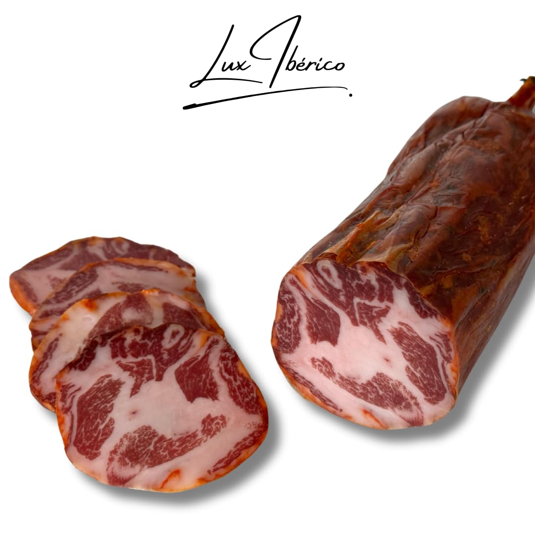 LUX IBÉRICO - Coppa Ibérica – Embutido Tradicional - Origen Extremadura - Envasado al Vacío - 600g