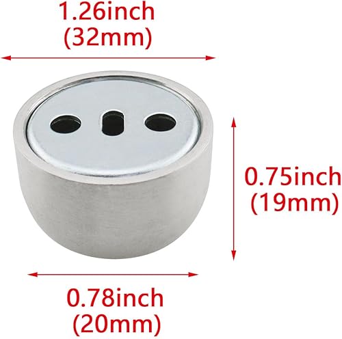 Miniatura 2 de HJGarden Soporte de barra de armario de 2 piezas para soportes de barra de armario