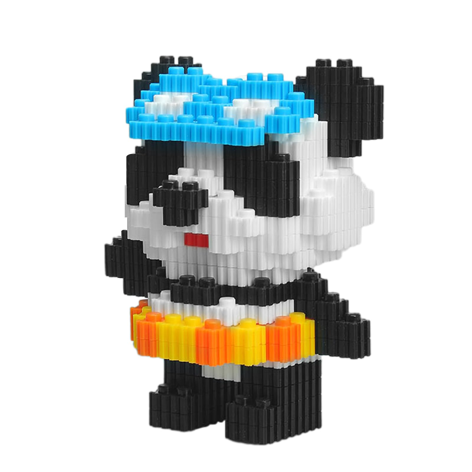 Larcele Micro Building Blocks Animal Set, DIY Mini 3D Building Toy Bricks,329 Dots KLJM-10 (Panda 5394)