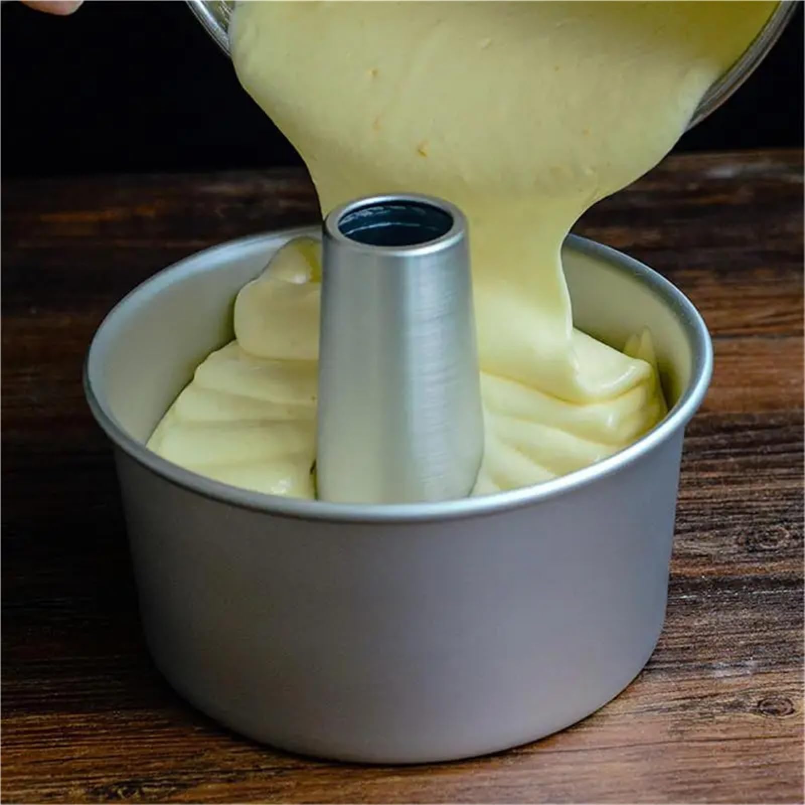 Moule à gâteau creux en mousseline de soie de 6/8 pouces