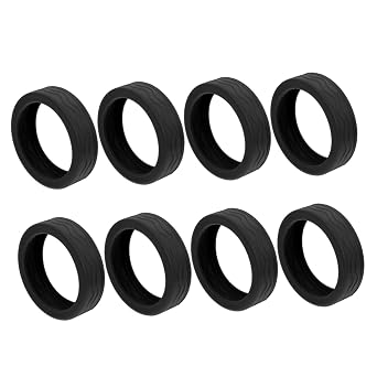 8pcs Luggage Wheel Cover Suitcase Protector Accessories White Protective Blue Luggage Tire Protection Silicone Luggage Wheel Cover Luggage Wheel Guard Silica Gel Black