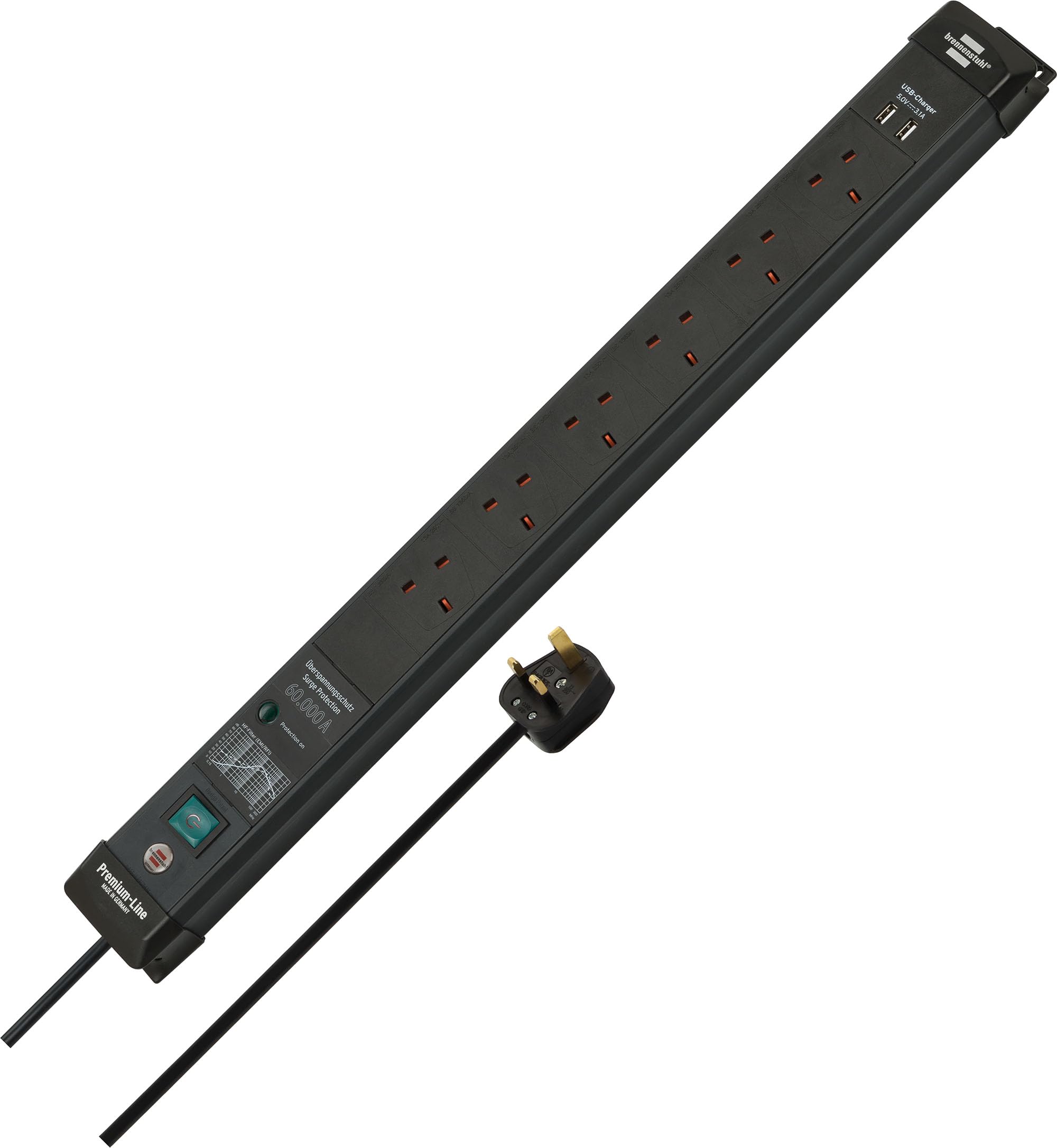 Brennenstuhl Primera-Line Extension Lead with Surge Protection