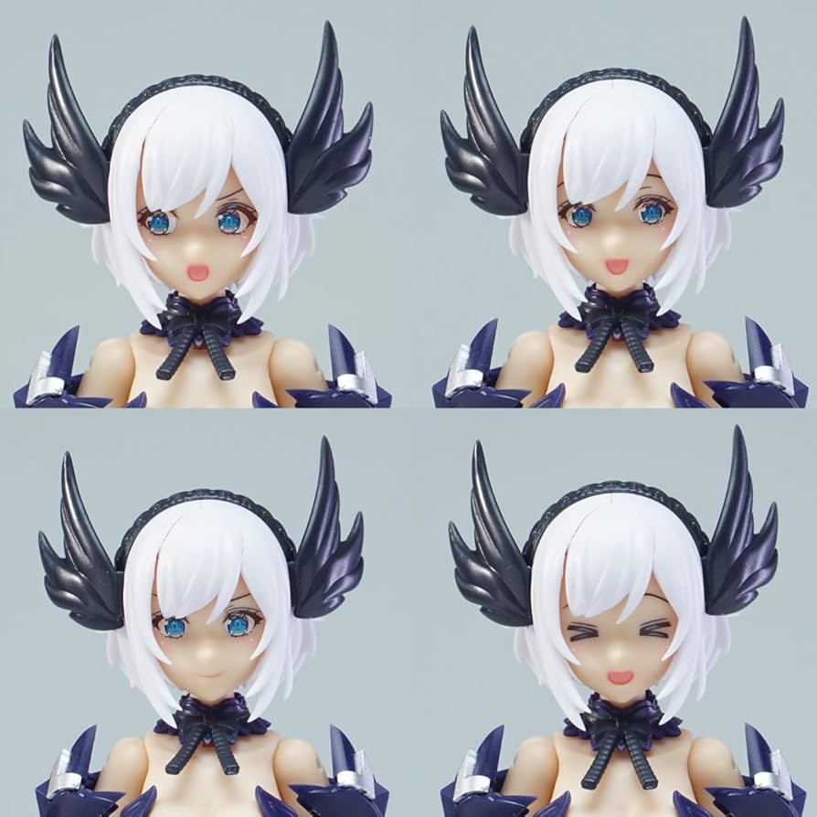 Amazon.co.jp: 豊羽模型 1/12 機甲少女 六翼の黒い天使 素体