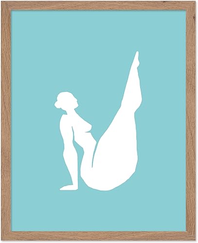 Miniatura 26 de Monem Art - Póster de yoga, impresión retro de yoga para el hogar, arte de meditación, arte espiritual, arte de silueta, arte de gato, arte bohemio