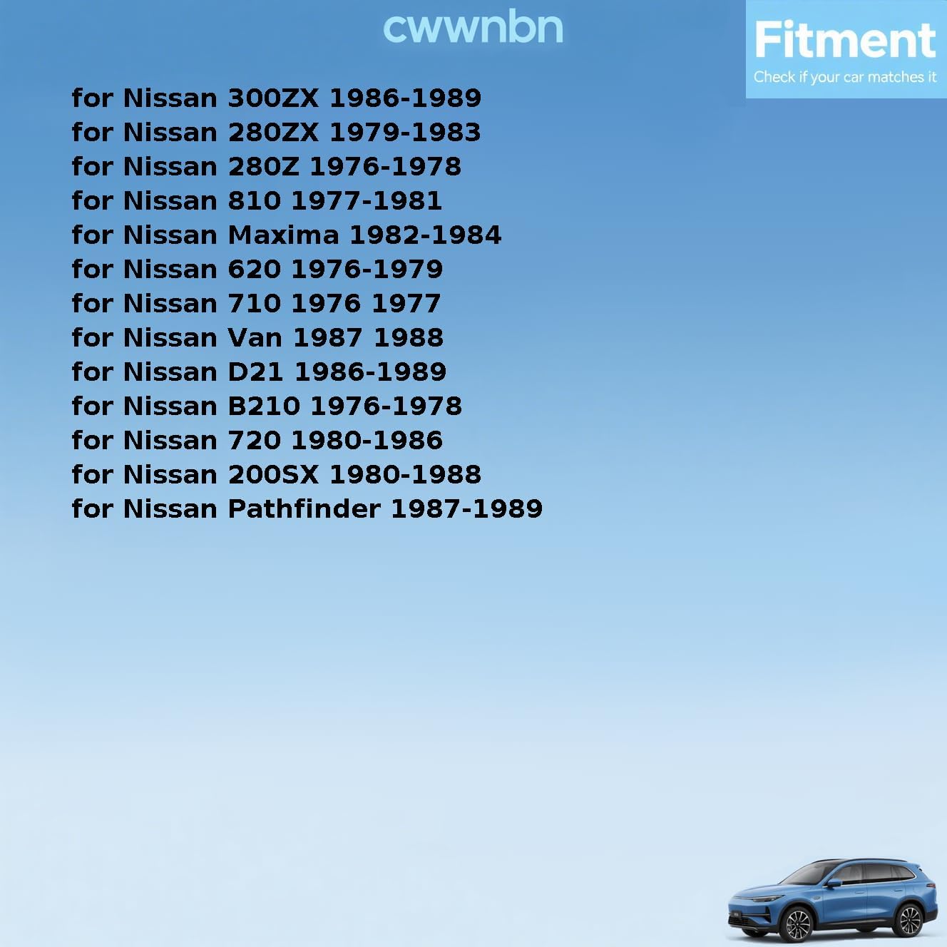 Clutch Fork Replacement 30531P0100, 30531P0151 for Nissan Maxima 1982-1984 for Nissan Pathfinder 1987-1989 for Nissan 200SX 1980-1988 for Nissan 280Z 1976-1978 for Nissan 280ZX 1979-1983 1Pcs