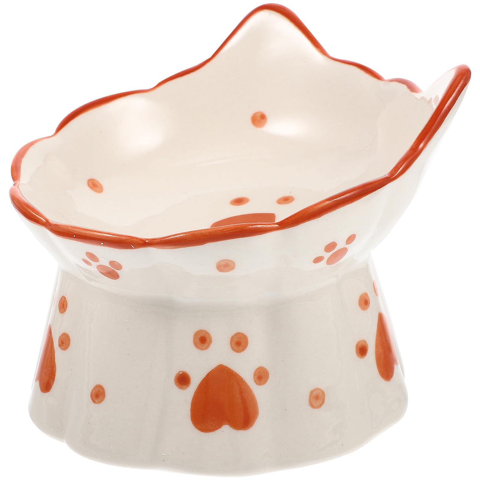 Bol pour chat anti-renversement Beaupretty en céramique fini les reflux et le nettoyage constant
