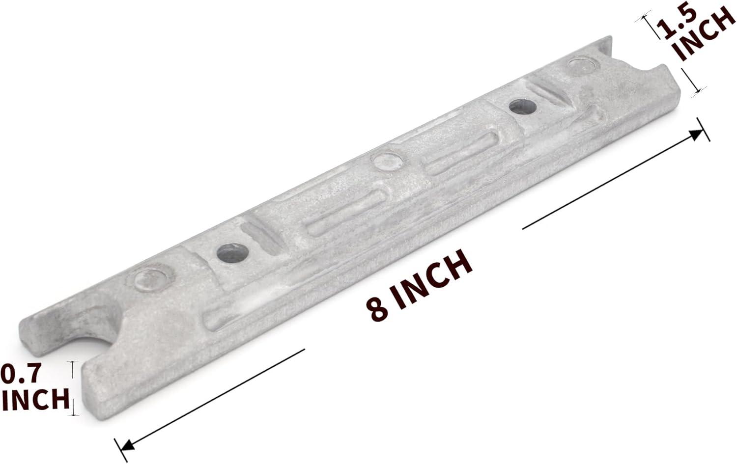 6H1-45251-02 Boat Motor Trim Tab Anode with Bolts for Yamaha 40-130 HP Outboard Models replaces 6H1-45251-03 Sierra 18-6091 Marine Engine