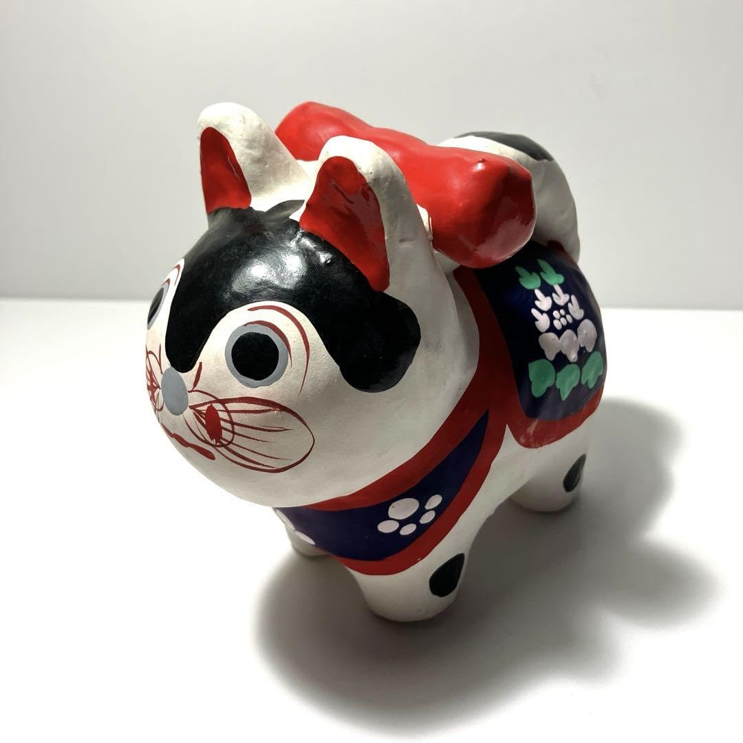 Amazon | 犬 張子 狛犬 江戸玩具 郷土玩具 レトロ 縁起物 安産祈願