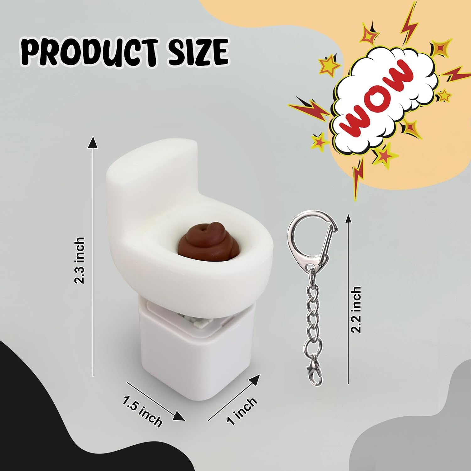 Keyboard Fidget Toy for Adults (Toilet)