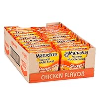 Vista 21 de Maruchan Ramen Fideos instantáneos sabor a carne de res, comidas listas para comer, 3 oz, 24