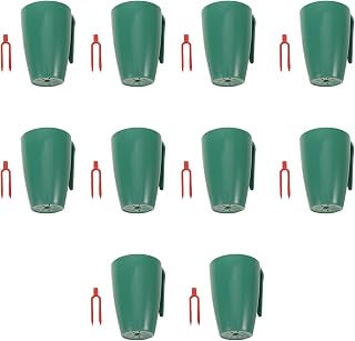 10pcs Strawberry Propagation Cup with Runner Fork, Breathable Plastic