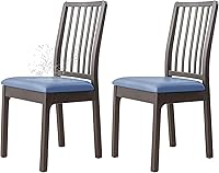 Vista 16 de Dimatic Juego de 2 fundas de asiento para silla, de piel sintética, impermeables, fundas elásticas para sillas de comedor, fundas protectoras