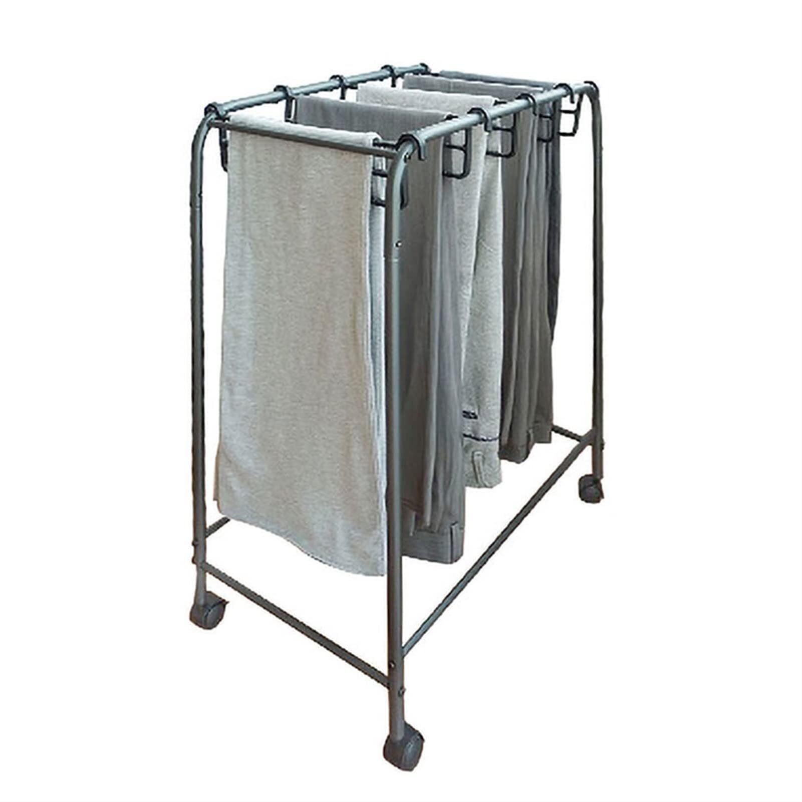 Chariot porte-pantalons gain de place pour des petits espaces toujours ordonnés