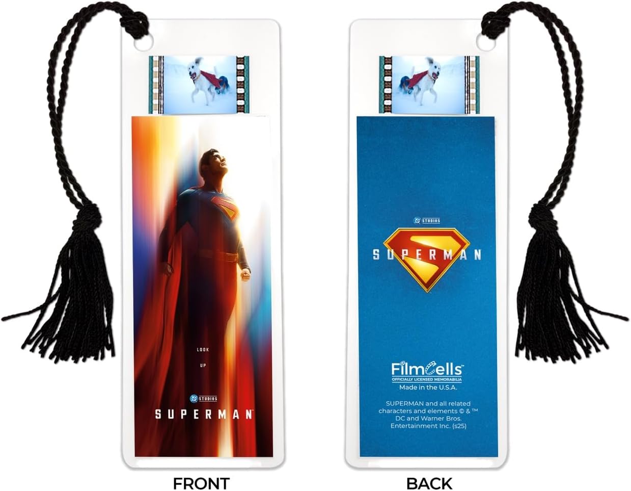 FilmCells DC Comics Superman 2025 Look Up 35mm Film Clip Bookmark