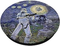 Vista 2 de Star Wars PopSockets PopGrip estándar Starry Night Stormtrooper