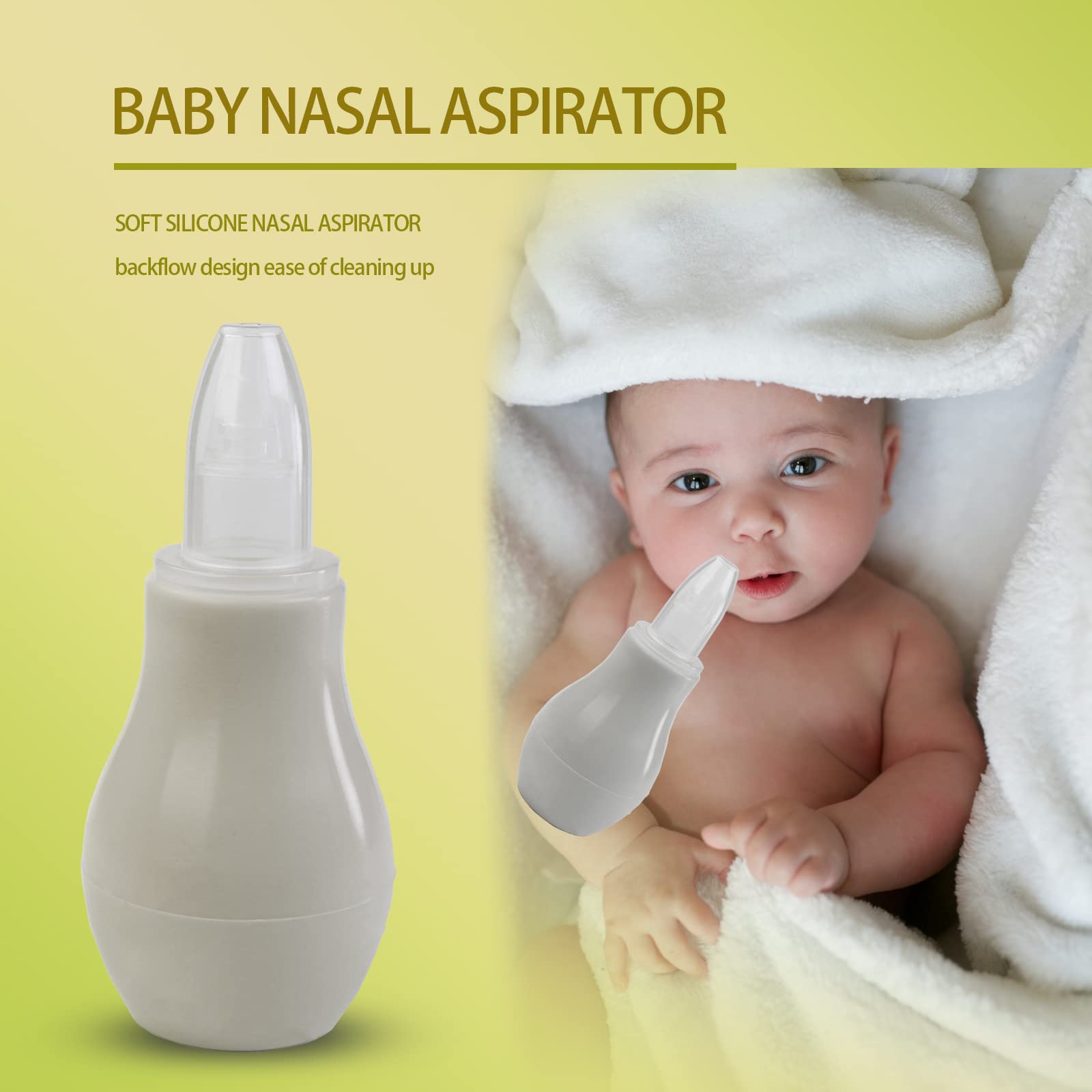 ZELIN YE - Kit de aseo para bebé, 8 en 1, cepillo de pelo de bebé, cortaúñas, limpiador de nariz, cepillo de dientes para dedos, tijeras de uñas, kit de manicura para el cuidado del bebé, mantener