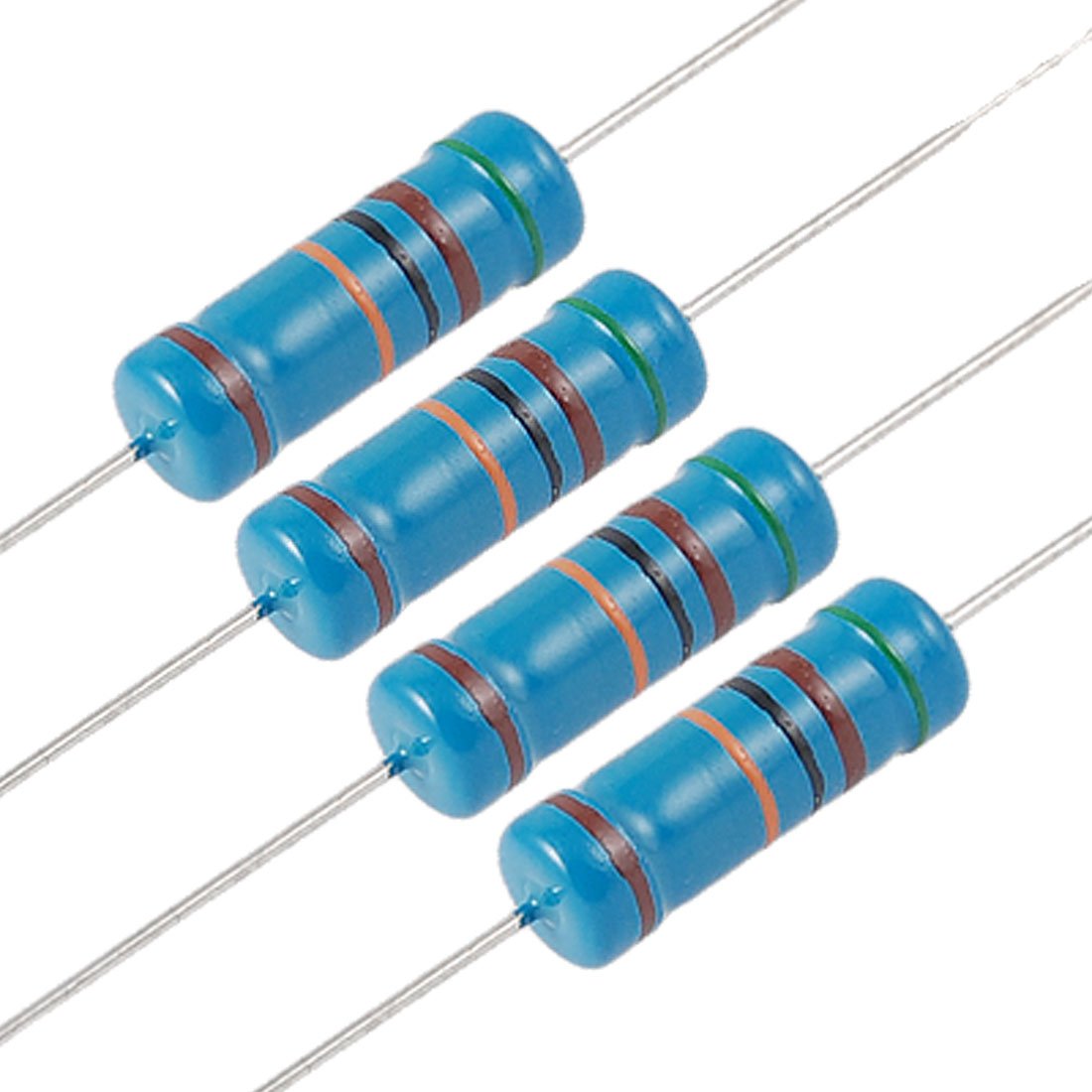 Uxcell a11101900ux0142 3W 510K Ohm 1 Through Hole Metal Film Resistors