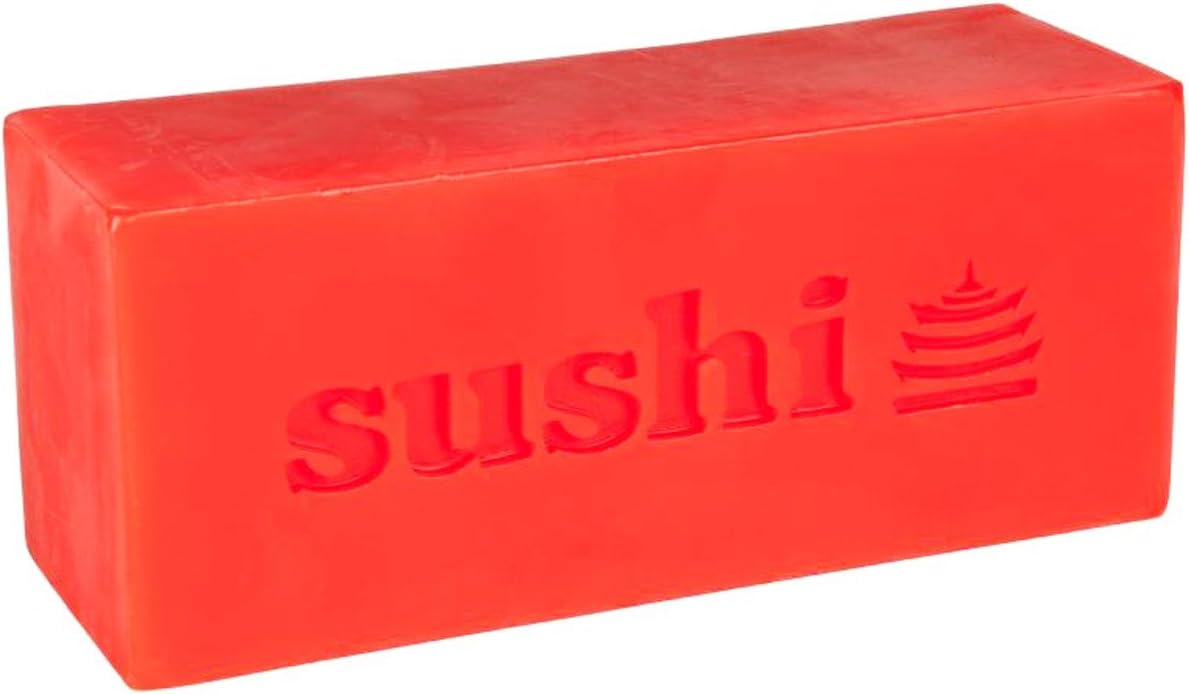 Sushi Pagoda Red Skateboard Wax