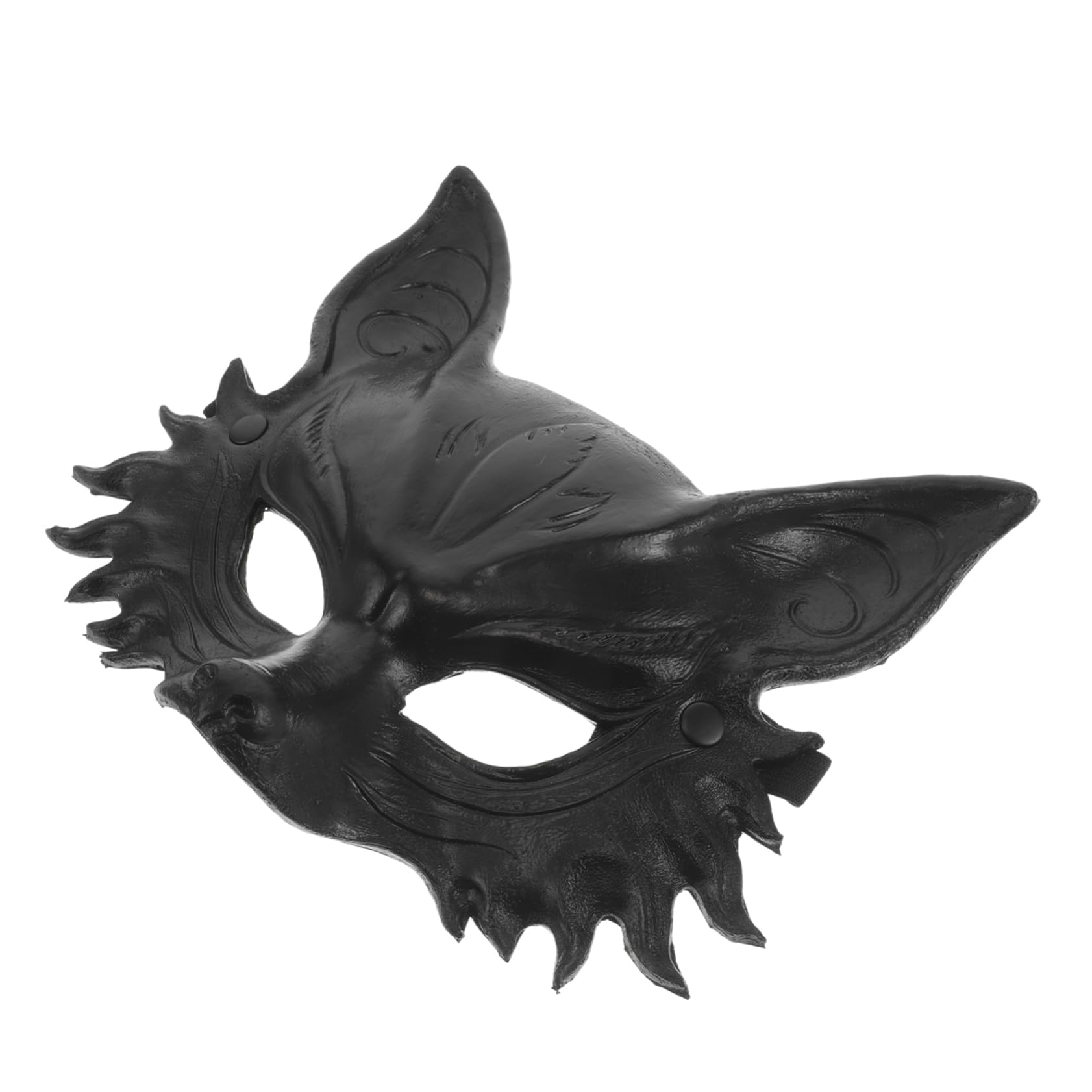 ROMISBABA Realistic Wolf Mask for Halloween Costume Pu Animal Face Mask for Masquerade Cosplay Lightweight Comfortable for Parties Events