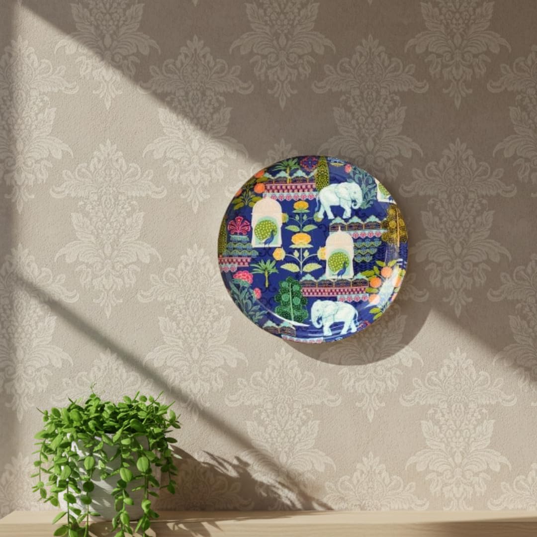 Vintage India Wall Plates - Set of 3 -9