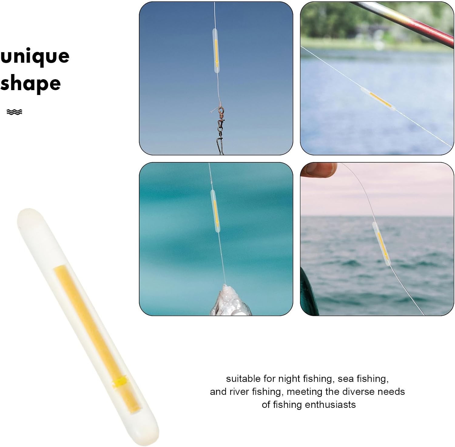 150pcs Small Fishing Float Lightsticks, Fluorescent Dark Glow Sticks 4mm for Night Fishing, Bright Visibility & Portable, Night Angling Gear Accessories