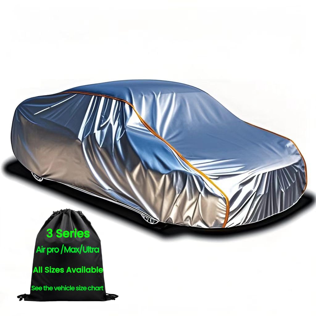 ANITANT Outdoor Small Car Cover Waterproof All Weather Sport Car Cover for Automobiles Durable Bright Silver FIT Subaru BRZ BMW Z4 Under 179"