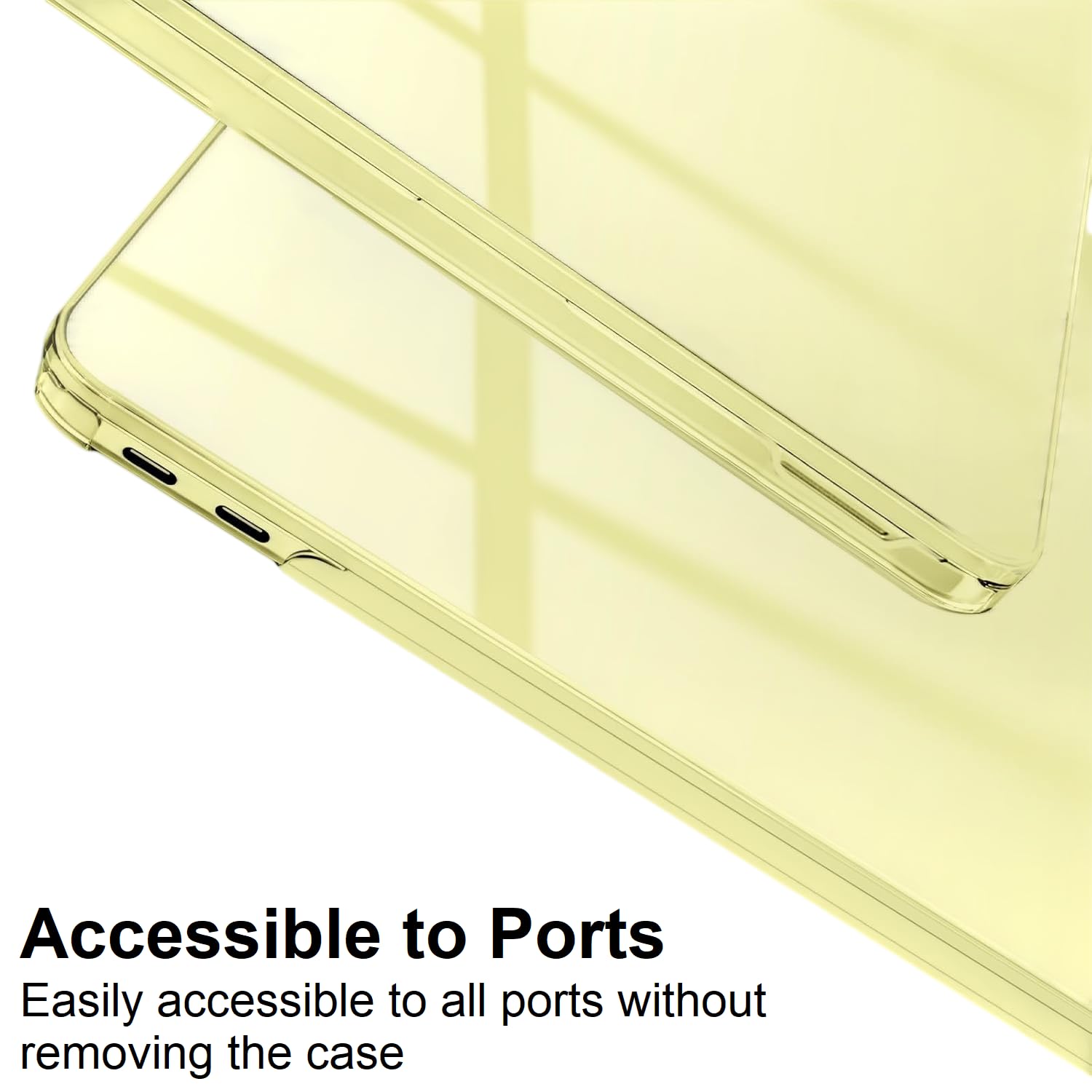 Midkart Compatible with MacBook Neo Case 13 inch 2026 Release Model A3404 with A18 Pro Chip Hard Shell Case Cover with Keyguard and Dustplugs, Crystal Citrus — Amazon image 6