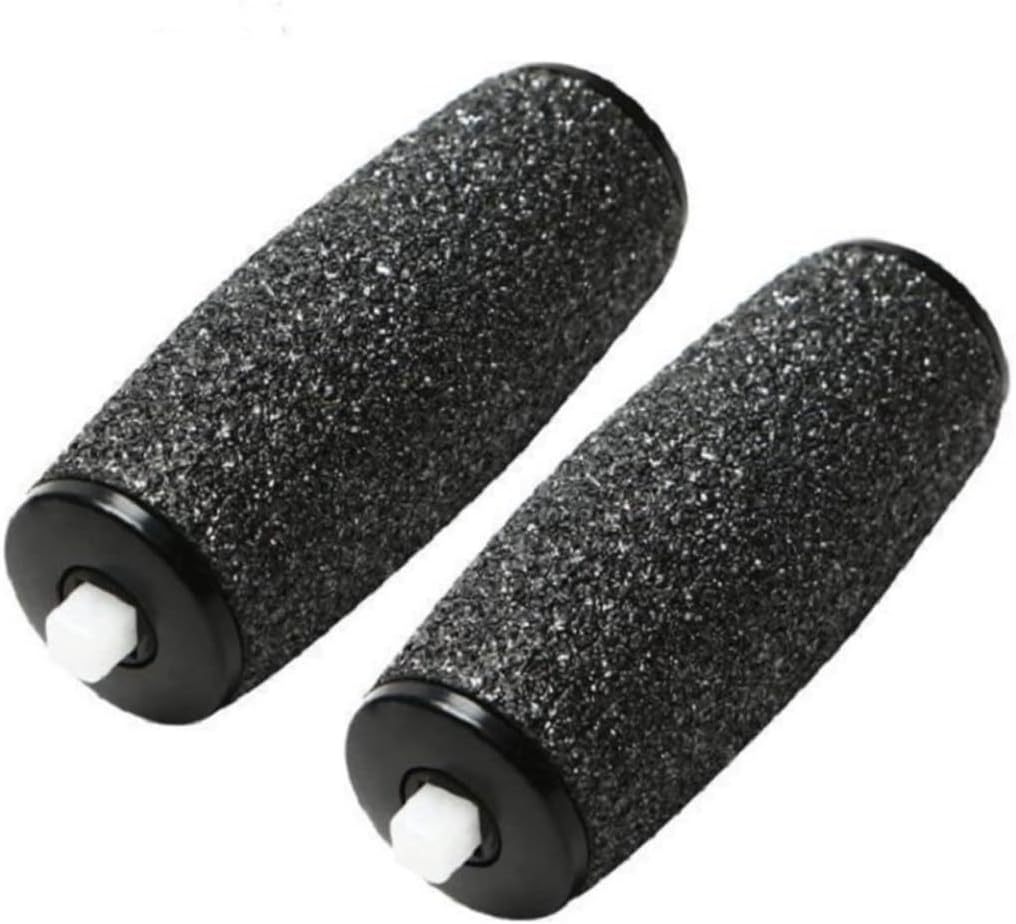 4Pcs Replacement Roller Heads for Electronic Foot File Extra Coarse Pedicure Refill Rollers Compatible with Various Brands for Soft Hard Feet Care