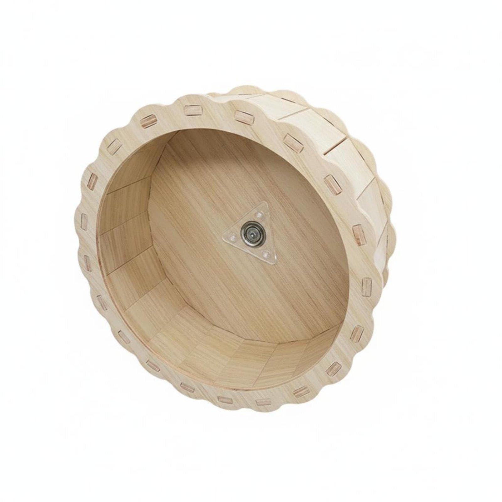 Silent Hamster Wheel Low Noise Wooden Hamster Wheel Wood Pet Exerciser for Hamsters, Guinea Pigs, Cage 19CM|Pet Supplies| Small Animal Supplies| Exercise & Toys-image-48