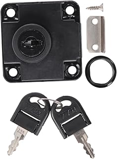 DOITOOL Desk Drawer Lock Outdoor Padlock Heavy Duty Padlock Padlocks Outdoor Heavy Duty Mailbox Lock Cabinet Drawer Locks with Key Office Files Cabinet Cam Lock Zinc Alloy Lock Locker Bolt