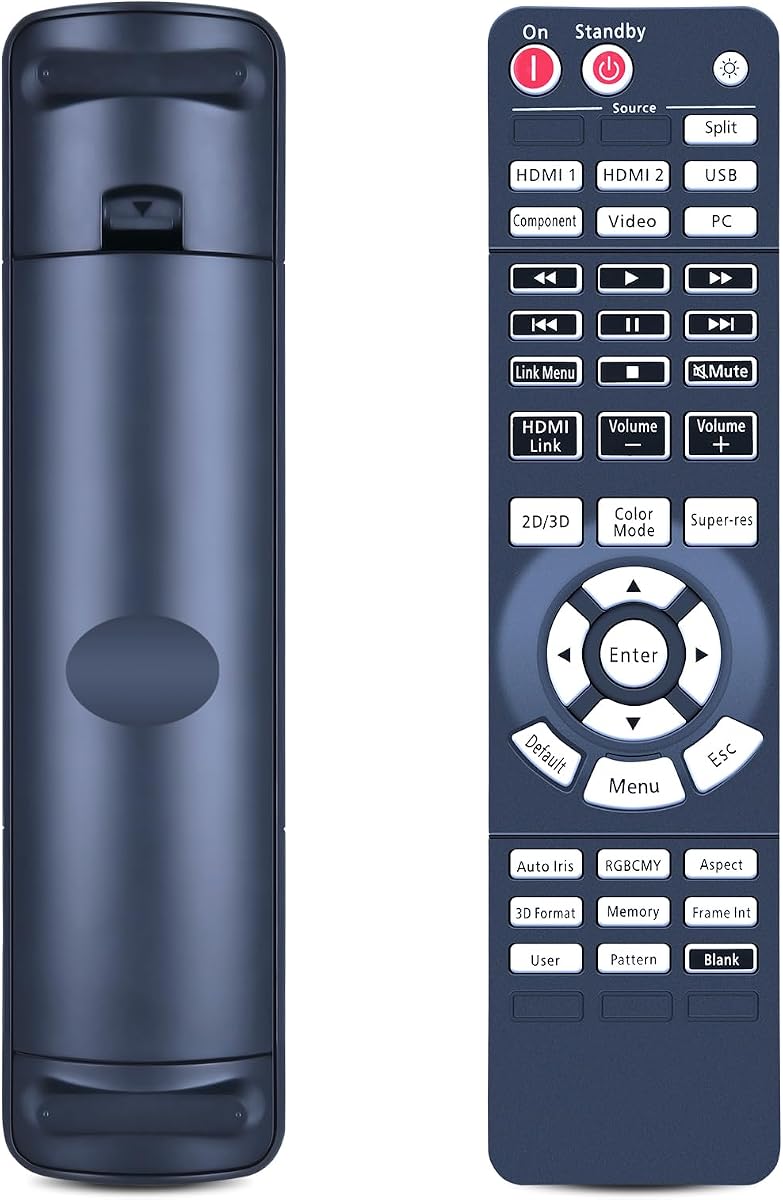 Replacement Remote Control for EPSON 158198400 1581984 PowerLite & Pro Cinema Projector