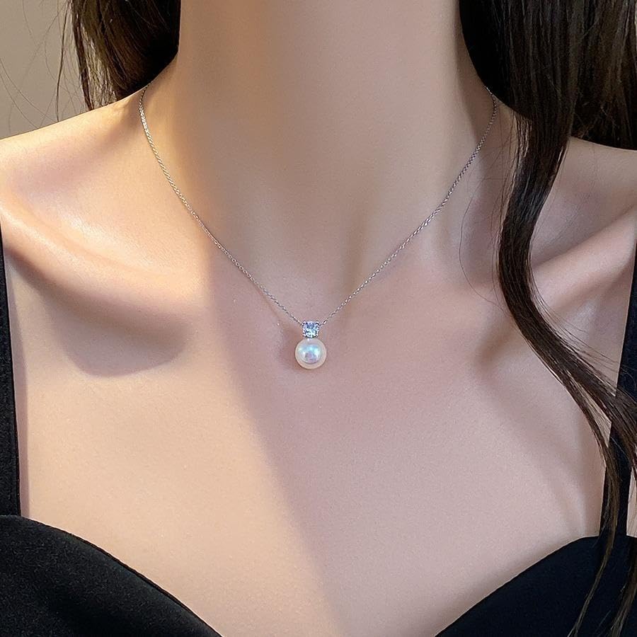 Ade パール シルバー ネックレス h&d Jewelry】 Snow Drop ネックレス SWEET SV925 シルバー 淡水