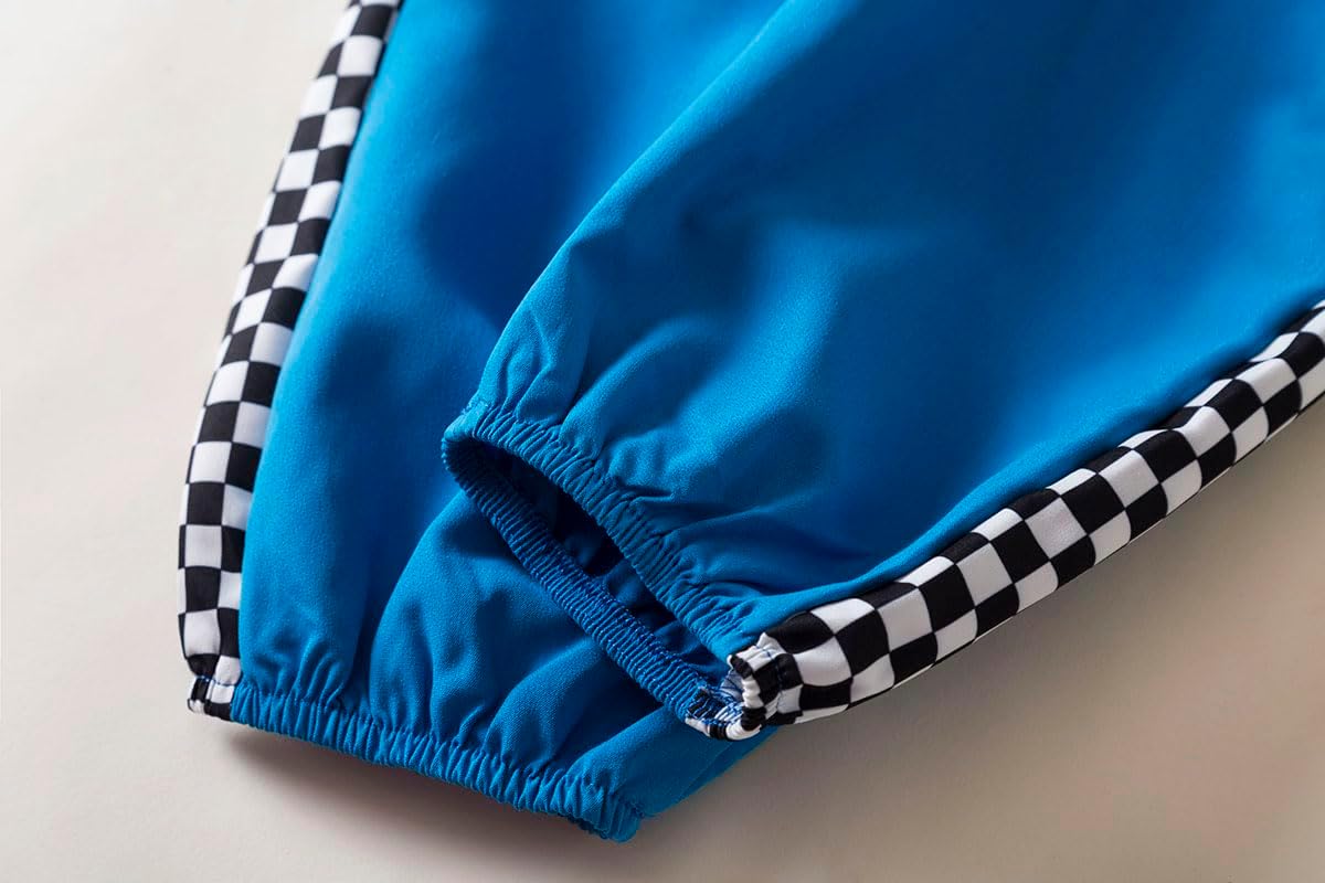 Boy Girl Kid Racer Jumpsuit Toddler Racing Costume Halloween Race Car Driver Suit