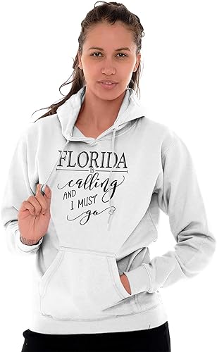 Miniatura 5 de Brisco Brands Sudadera con capucha Florida is Calling and I Must Go para mujer y hombre