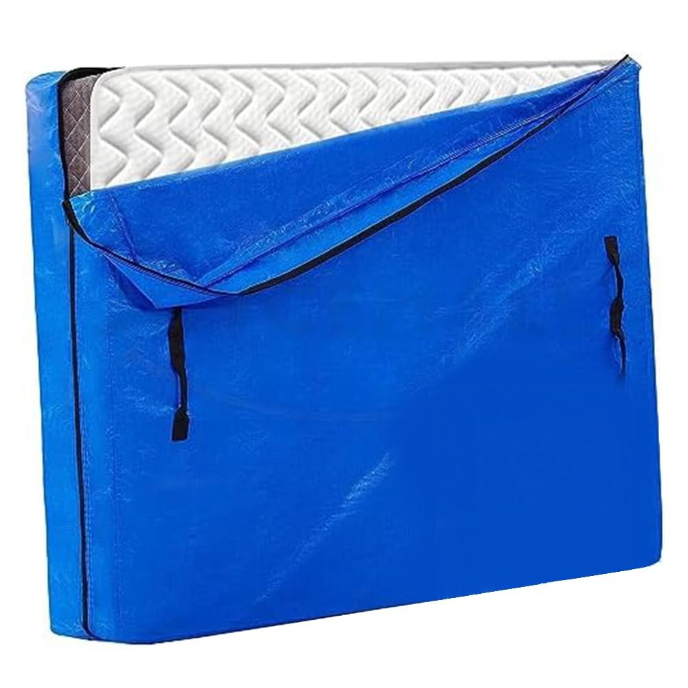 Sac de rangement pour matelas bleu housse protection étanche Oxford 210D déménagement extérieur