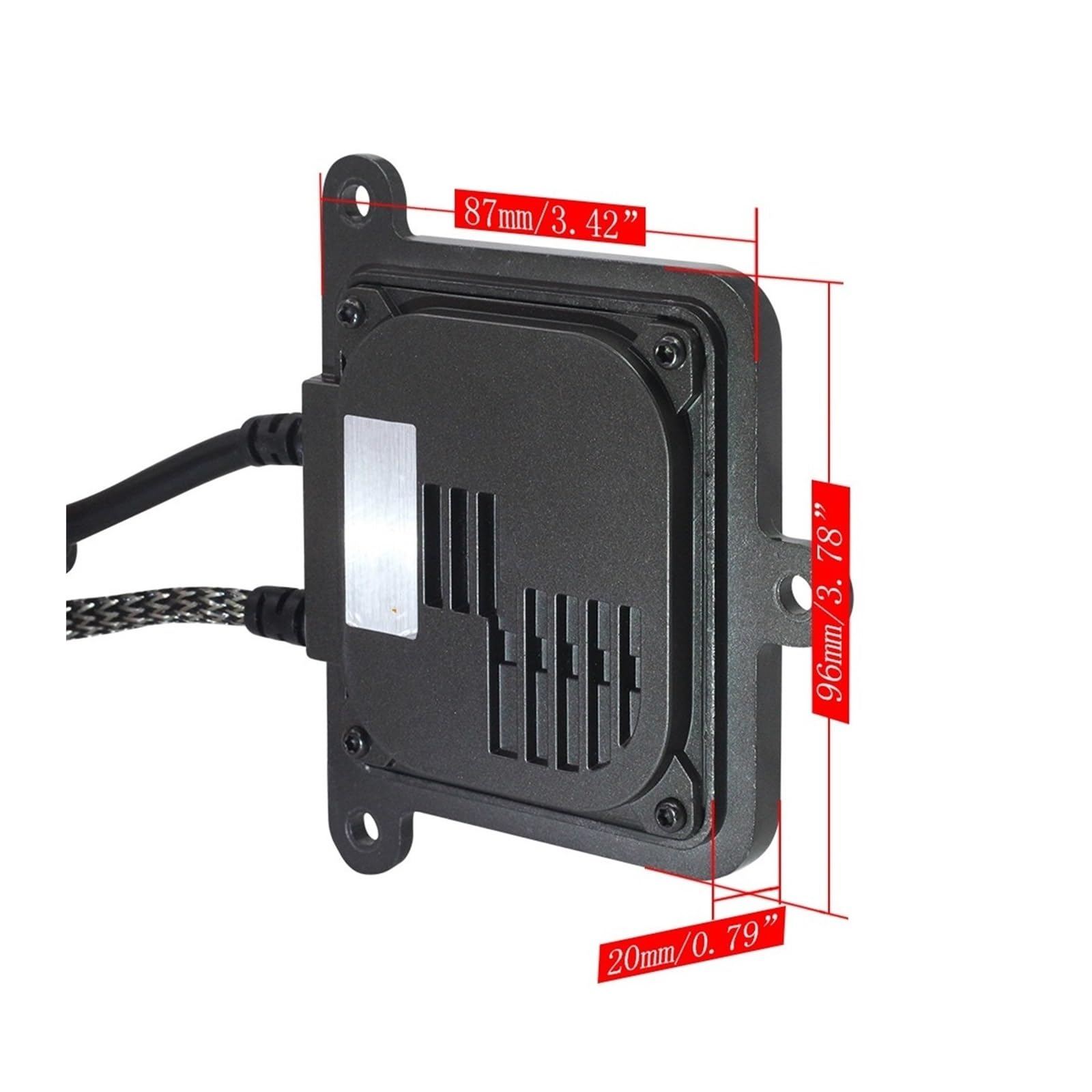 Unité de commande adaptative des phares 55W pour xénon pour bloc de Ballast ca haute luminosité numérique allumage rapide pour voiture pour ampoule H1 H4 H7 H11 H3 9012 9005(2PCS)