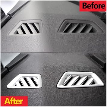 AC Grille Vent Panel For Peugeot 3008 5008 GT 2016 2017 2018 2019 2020 2021 2022 2023 Car Dashboard Air Conditioning Vent Outlet Cover Accessories