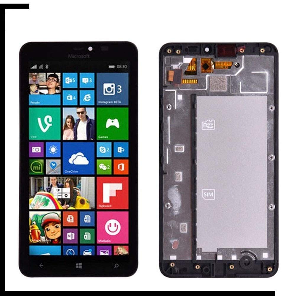 LCD screen Compatible with Microsoft Compatible with Nokia Compatible with Lumia 640xl 640 Xl LCD Display Touch Screen Digitizer Assembly With Frame Compatible with Lumia 640 LCD Screen ( Color : 640X