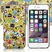 Clouds iPhone 7 Plus Case/iPhone 8 Plus Cute Case,Premium Luminous Cool 3D Emboss Funny Cartoon Pattern Slim Hard PC Protective Back Cover Case for Apple iPhone 7/8 Plus-Yellow